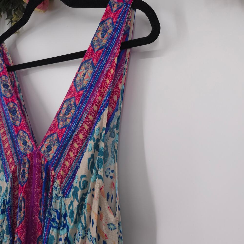 Free People Intimately FP Boho Floral Trapeze Slip Dress Size Small - Picture 7 of 11